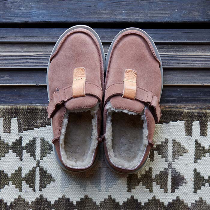 Uwabaki Clog Strap Suede | Chestnut - Image 2